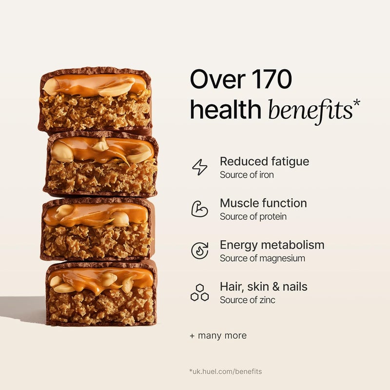 HUEL Complete Nutrition Bar 12x55g g Peanut Caramel - Image 5